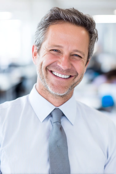 Head and shoulders portrait of man