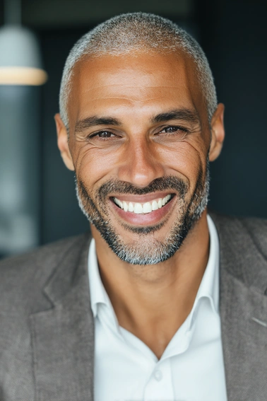 Portrait of smiling person